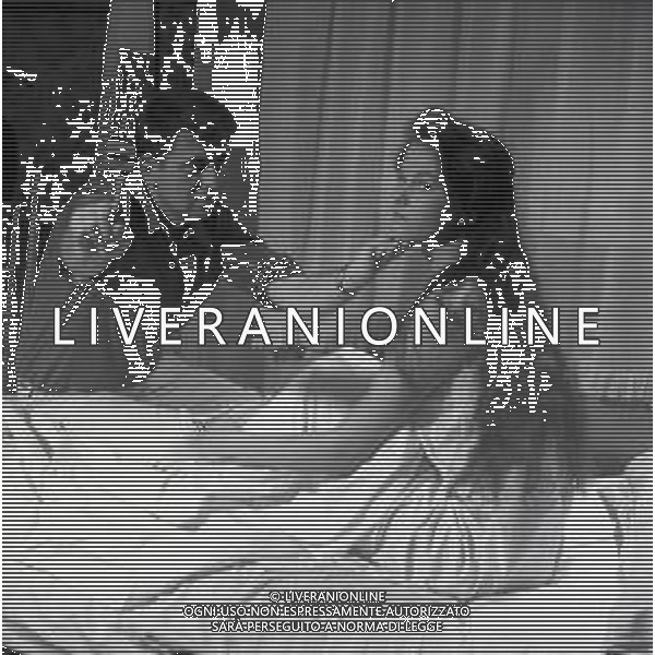 RETROSPETTIVA CLAUDIA CARDINALE ATTRICE NELLA FOTO CLAUDIA CARDINALE CON IL REGISTA NANNI LOY NELL\'ANNO 1959 SUL SET DEL FILM“AUDACE COLPO DEI SOLITI IGNOTI“ AG ALDO LIVERANI SAS  