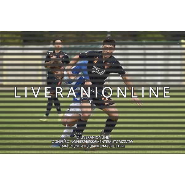 Pietro Tempesti (Pistoiese) e sulla SX Luca Pizzul (Pro Patria) Pro Patria vs Pistoiese Campionato Serie C - 4° giornata Busto Arsizio (VA) 11–10-2020 Stadio Carlo Speroni foto Roberto Garavaglia - agenzia Aldo Liverani sas