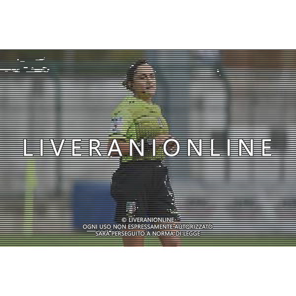 l’arbitro Maria Marotta di Sapri (SA) Pro Patria vs Pistoiese Campionato Serie C - 4° giornata Busto Arsizio (VA) 11–10-2020 Stadio Carlo Speroni foto Roberto Garavaglia - agenzia Aldo Liverani sas