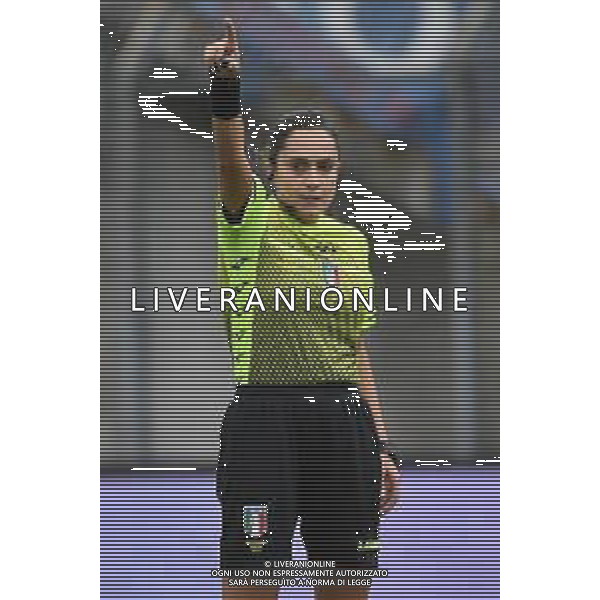 l’arbitro Maria Marotta di Sapri (SA) Pro Patria vs Pistoiese Campionato Serie C - 4° giornata Busto Arsizio (VA) 11–10-2020 Stadio Carlo Speroni foto Roberto Garavaglia - agenzia Aldo Liverani sas