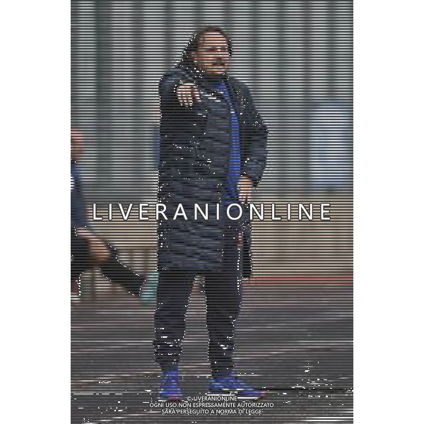 Nicolo’ Frustalupi allenatore Pistoiese Pro Patria vs Pistoiese Campionato Serie C - 4° giornata Busto Arsizio (VA) 11–10-2020 Stadio Carlo Speroni foto Roberto Garavaglia - agenzia Aldo Liverani sas