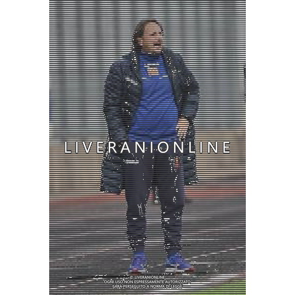 Nicolo’ Frustalupi allenatore Pistoiese Pro Patria vs Pistoiese Campionato Serie C - 4° giornata Busto Arsizio (VA) 11–10-2020 Stadio Carlo Speroni foto Roberto Garavaglia - agenzia Aldo Liverani sas