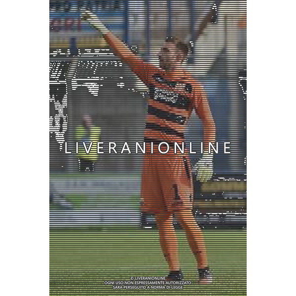 Filippo Perucchini (Pistoiese) Pro Patria vs Pistoiese Campionato Serie C - 4° giornata Busto Arsizio (VA) 11–10-2020 Stadio Carlo Speroni foto Roberto Garavaglia - agenzia Aldo Liverani sas