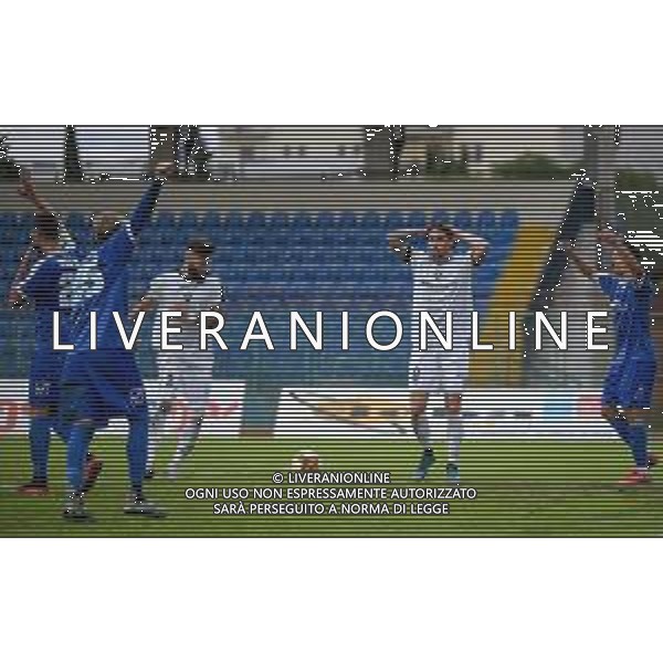 Paganese vs Cavese - Campionato di Calcio Serie C - Lega Pro 2020/2021, 11 ottobre 2020 Pagani, Italia Nella foto: La disperazione di Andrea De Paoli (9) Cavese 1919 dopo che gli e stato annullato il goal dello 0 1 @LM/Andrea D¬¥Amico AG ALDO LIVERANI SAS