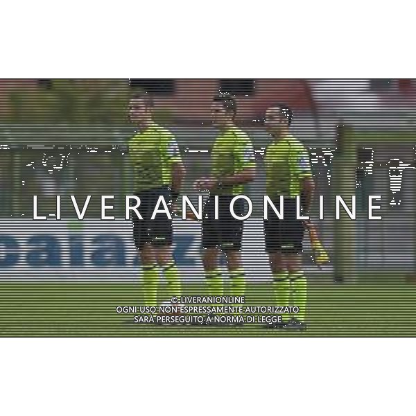 Paganese vs Cavese - Campionato di Calcio Serie C - Lega Pro 2020/2021, 11 ottobre 2020 Pagani, Italia Nella foto: La terna arbitrale dell\'incontro Filippo Giaccaglia (Jesi), Stefano Lenza (Firenze) e Lorenzo Giuggioli (Grosseto) @LM/Andrea D¬¥Amico AG ALDO LIVERANI SAS