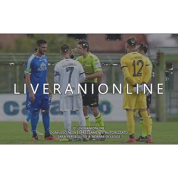 Paganese vs Cavese - Campionato di Calcio Serie C - Lega Pro 2020/2021, 11 ottobre 2020 Pagani, Italia Nella foto: I due capitani prima del fischio di inizio Marco Schiavino (23) Paganese Calcio 1926 e Andrea Russotto (7) Cavese 1919 @LM/Andrea D¬¥Amico AG ALDO LIVERANI SAS