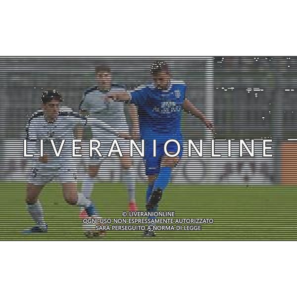 Paganese vs Cavese - Campionato di Calcio Serie C - Lega Pro 2020/2021, 11 ottobre 2020 Pagani, Italia Nella foto: Un contrasto tra Marco Cuccurullo (15) Cavese 1919 e Edoardo Sbampato (4) Paganese Calcio 1926 @LM/Andrea D¬¥Amico AG ALDO LIVERANI SAS