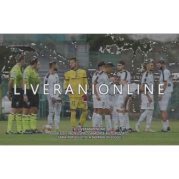 Paganese vs Cavese - Campionato di Calcio Serie C - Lega Pro 2020/2021, 11 ottobre 2020 Pagani, Italia Nella foto: La Cavese 1919 schierata a centrocampo prima del fischio di inizio @LM/Andrea D¬¥Amico AG ALDO LIVERANI SAS