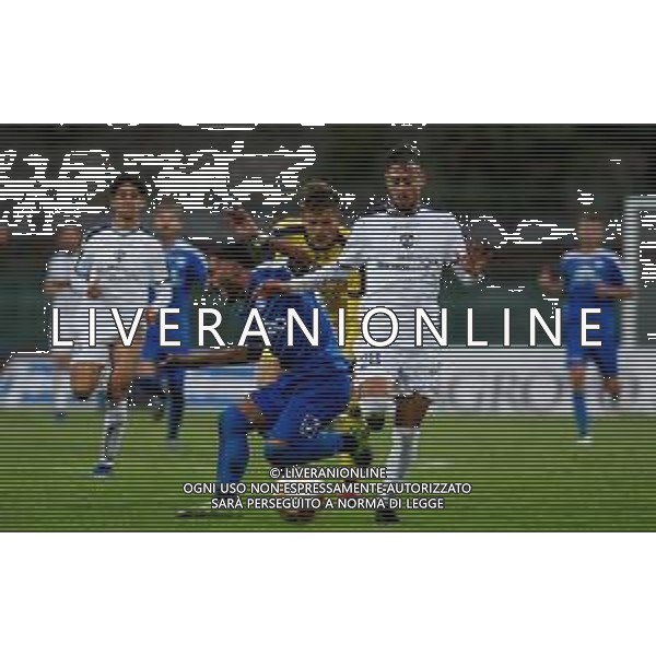 Paganese vs Cavese - Campionato di Calcio Serie C - Lega Pro 2020/2021, 11 ottobre 2020 Pagani, Italia Nella foto: Il fallo dell\'espulsione di Alessandro D\'Andrea (12) Cavese 1919 su Giuseppe Guadagni (26) Paganese Calcio 1926 @LM/Andrea D¬¥Amico AG ALDO LIVERANI SAS