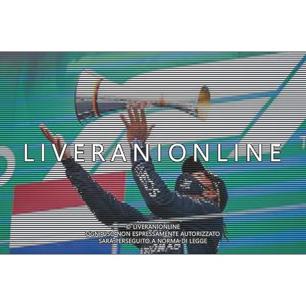 Formula 1 Aramco Grosser Preis Der Eifel 2020, Eifel Grand Prix - Sunday - Formula 1 Championship, 11 October 2020 Nurburgring, nurburg, germany, Italy Photo showing: HAMILTON Lewis (gbr), Mercedes AMG F1 GP W11 Hybrid EQ Power+ podium @LM/DPPI/DPPI/Antonin Vincent AG ALDO LIVERANI SAS