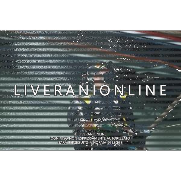 Formula 1 Aramco Grosser Preis Der Eifel 2020, Eifel Grand Prix - Sunday - Formula 1 Championship, 11 October 2020 Nurburgring, nurburg, germany, Italy Photo showing: RICCIARDO Daniel (aus), Renault F1 Team RS20, podium @LM/DPPI/DPPI/Antonin Vincent AG ALDO LIVERANI SAS