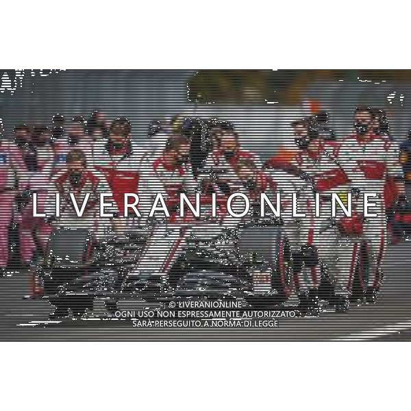 Formula 1 Aramco Grosser Preis Der Eifel 2020, Eifel Grand Prix - Sunday - Formula 1 Championship, 11 October 2020 Nurburgring, nurburg, germany, Italy Photo showing: 07 RAIKKONEN Kimi (fin), Alfa Romeo Racing ORLEN C39, starting grid, grille de depart, @LM/DPPI/DPPI/Antonin Vincent AG ALDO LIVERANI SAS