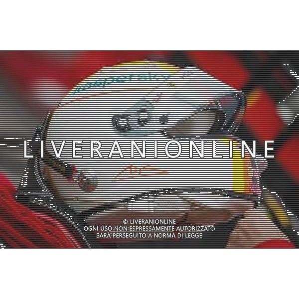 Formula 1 Aramco Grosser Preis Der Eifel 2020, Eifel Grand Prix - Sunday - Formula 1 Championship, 11 October 2020 Nurburgring, nurburg, germany, Italy Photo showing: VETTEL Sebastian (ger), Scuderia Ferrari SF1000, portrait helmet, casque, @LM/DPPI/DPPI/Antonin Vincent AG ALDO LIVERANI SAS
