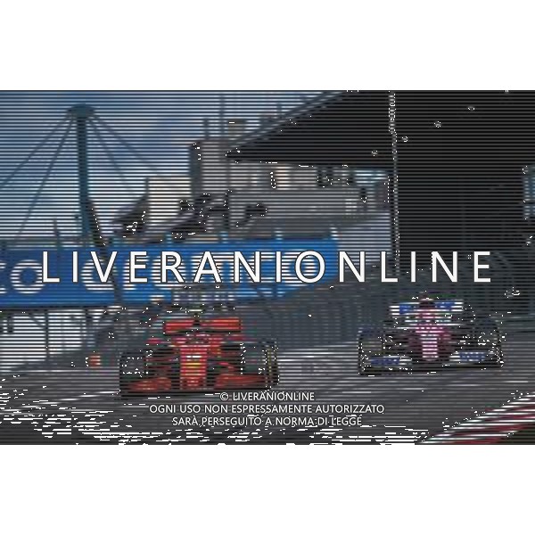 Formula 1 Aramco Grosser Preis Der Eifel 2020, Eifel Grand Prix - Sunday - Formula 1 Championship, 11 October 2020 Nurburgring, nurburg, germany, Italy Photo showing: 16 LECLERC Charles (mco), Scuderia Ferrari SF1000, 11 PEREZ Sergio (mex), Racing Point F1 RP20, action @LM/DPPI/DPPI/Antonin Vincent AG ALDO LIVERANI SAS
