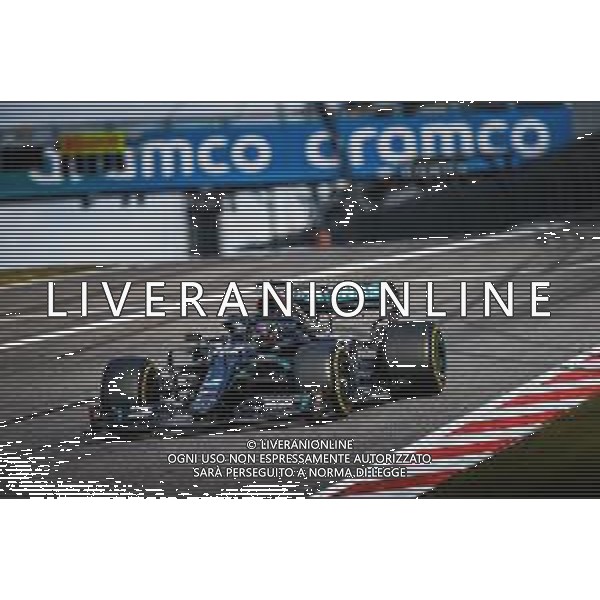 Formula 1 Aramco Grosser Preis Der Eifel 2020, Eifel Grand Prix - Sunday - Formula 1 Championship, 11 October 2020 Nurburgring, nurburg, germany, Italy Photo showing: 44 HAMILTON Lewis (gbr), Mercedes AMG F1 GP W11 Hybrid EQ Power+, action @LM/DPPI/DPPI/Antonin Vincent AG ALDO LIVERANI SAS