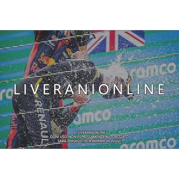 Formula 1 Aramco Grosser Preis Der Eifel 2020, Eifel Grand Prix - Sunday - Formula 1 Championship, 11 October 2020 Nurburgring, nurburg, germany, Italy Photo showing: RICCIARDO Daniel (aus), Renault F1 Team RS20, portrait celebrating his podium @LM/DPPI/DPPI/Antonin Vincent AG ALDO LIVERANI SAS
