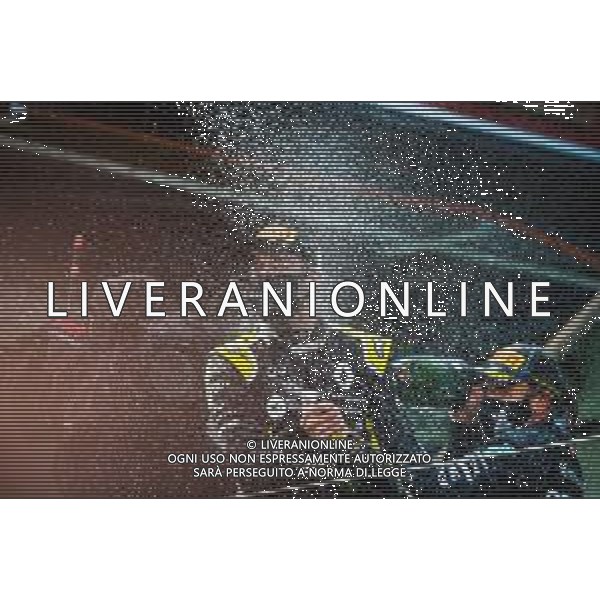 Formula 1 Aramco Grosser Preis Der Eifel 2020, Eifel Grand Prix - Sunday - Formula 1 Championship, 11 October 2020 Nurburgring, nurburg, germany, Italy Photo showing: RICCIARDO Daniel (aus), Renault F1 Team RS20, portrait celebrating his podium @LM/DPPI/DPPI/Antonin Vincent AG ALDO LIVERANI SAS