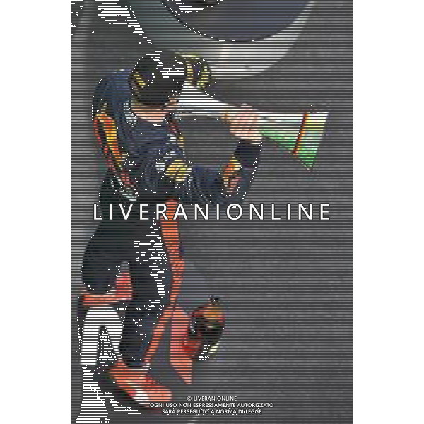 Formula 1 Aramco Grosser Preis Der Eifel 2020, Eifel Grand Prix - Sunday - Formula 1 Championship, 11 October 2020 Nurburgring, nurburg, germany, Italy Photo showing: podium VERSTAPPEN Max (ned), Aston Martin Red Bull Racing Honda RB16, portrait @LM/DPPI/DPPI/Dppi AG ALDO LIVERANI SAS