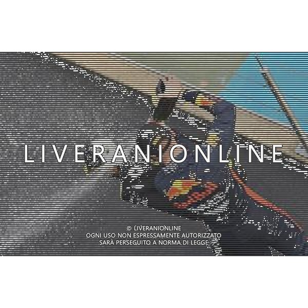 Formula 1 Aramco Grosser Preis Der Eifel 2020, Eifel Grand Prix - Sunday - Formula 1 Championship, 11 October 2020 Nurburgring, nurburg, germany, Italy Photo showing: podium RICCIARDO Daniel (aus), Renault F1 Team RS20, VERSTAPPEN Max (ned), Aston Martin Red Bull Racing Honda RB16, portrait @LM/DPPI/DPPI/Dppi AG ALDO LIVERANI SAS