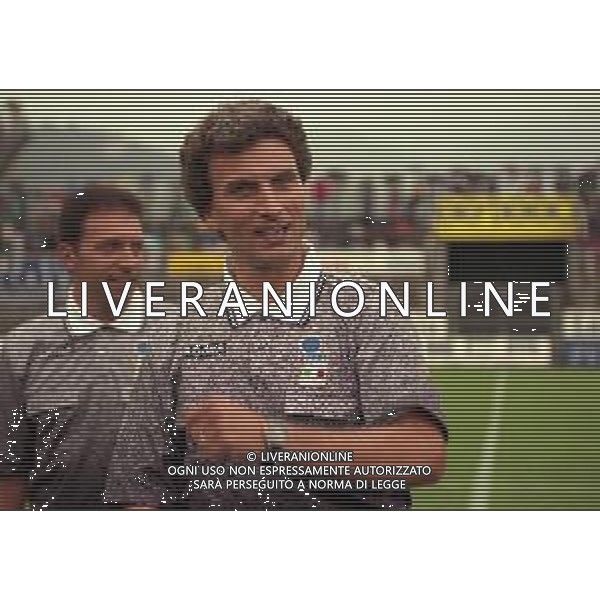 17-08-1997 COMO PRIMO TURNO DI COPPA ITALIA COMO TORINO 4-2 NELLA FOTO ARBITRO SALVATORE RACALBUTO AG ALDO LIVERANI SAS