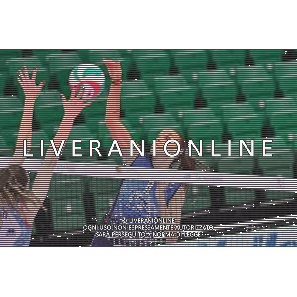 Il Bisonte Firenze vs Savino Del Bene Scandicci - Volleyball Italian Serie A1 Women Championship 2020/2021, 11 October 2020 Florence, Italy Photo showing: Sara Alberti (Il Bisonte Firenze) @LM/Lisa Guglielmi AG ALDO LIVERANI SAS