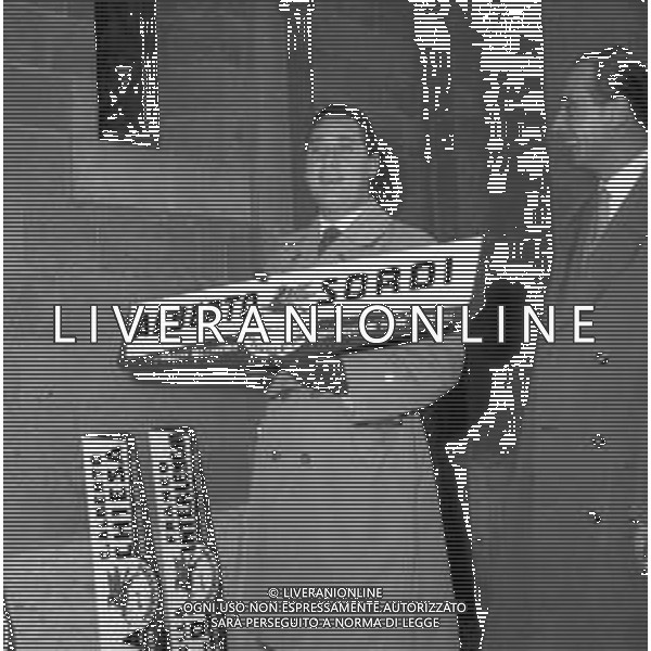 RETROSPETTIVA ALBERTO SORDI, attore e regista italiano - NELLA FOTO A ROMA AL 3° RALLY DEL CINEMA NEL 1956 ©ARCHIVIO AGENZIA ALDO LIVERANI