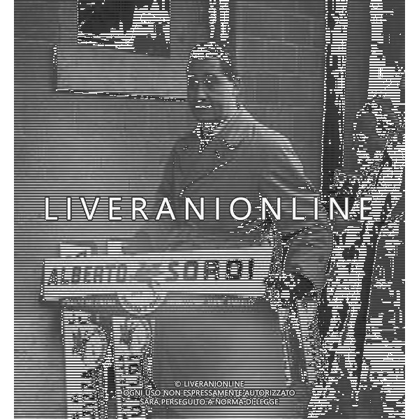 RETROSPETTIVA ALBERTO SORDI, attore e regista italiano - NELLA FOTO A ROMA AL 3° RALLY DEL CINEMA NEL 1956 ©ARCHIVIO AGENZIA ALDO LIVERANI