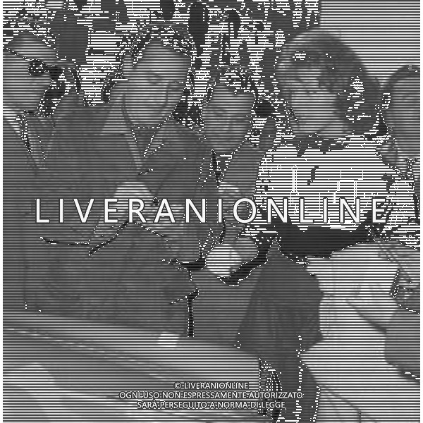 RETROSPETTIVA ALBERTO SORDI, attore e regista italiano - NELLA FOTO A ROMA AL 3° RALLY DEL CINEMA NEL 1956 ©ARCHIVIO AGENZIA ALDO LIVERANI
