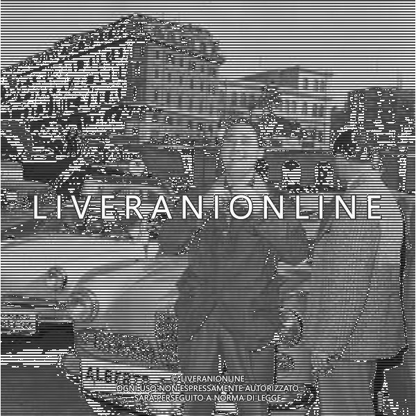 RETROSPETTIVA ALBERTO SORDI, attore e regista italiano - NELLA FOTO A ROMA AL 3° RALLY DEL CINEMA NEL 1956 ©ARCHIVIO AGENZIA ALDO LIVERANI