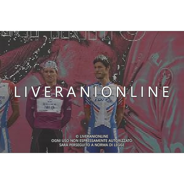 13-10-2020 Giro D\'italia; Tappa 10 Lanciano - Tortoreto; 2020, Groupama - Fdj; Demare, Arnaud; Guarnieri, Jacopo; Lanciano; ©SIROTTI / AGENZIA ALDO LIVERANI SAS