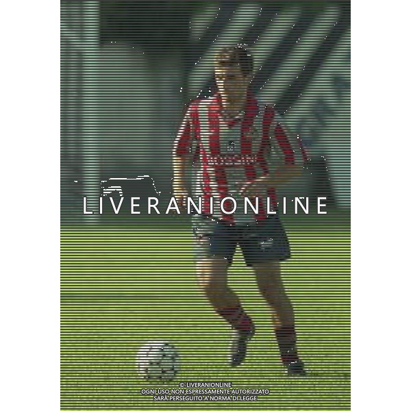 1998-1999 AMICHEVOLE CREMONESE CALCIO NELLA FOTO LUCA COMPAGNON AG ALDO LIVERANI SAS