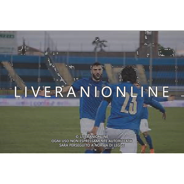 European Qualifiers - Italy U21 vs Ireland - Italian Football Team, 13 October 2020 pisa, Italy Photo showing: PATRICK CUTRONE ITALY - RICCARDO SOTTIL ITALY @LM/Valentina Giannettoni AG ALDO LIVERANI SAS