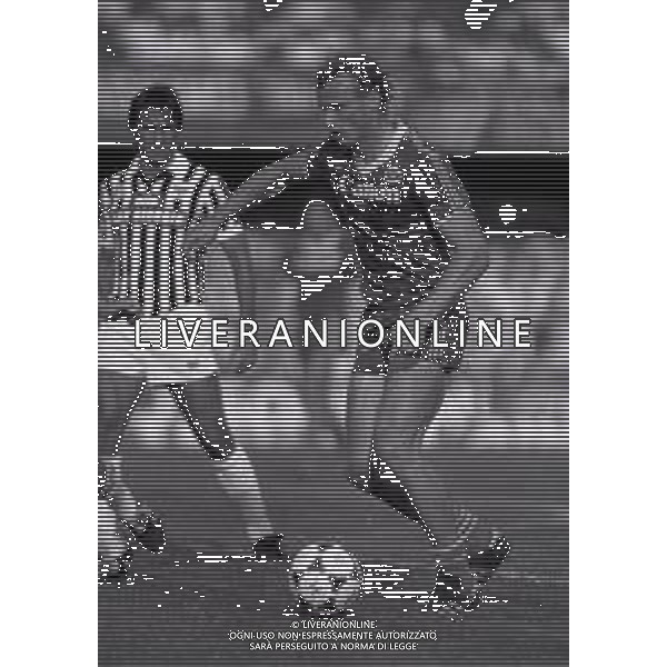 04-09-1984 VERONA COPPA ITALIA VERONA ASCOLI 1-0 NELLA FOTO HANS PETER BRIEGEL AG ALDO LIVERANI SAS