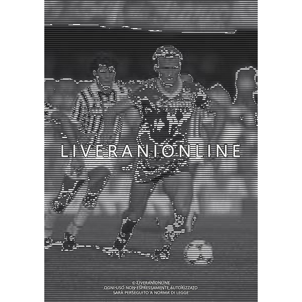 04-09-1984 VERONA COPPA ITALIA VERONA ASCOLI 1-0 NELLA FOTO HANS PETER BRIEGEL AG ALDO LIVERANI SAS