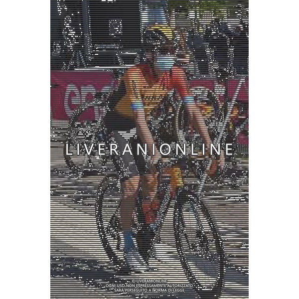14-10-2020 Giro D\'italia; Tappa 11 Porto Sant Elpidio - Rimini; 2020, Bahrain - Mclaren; Bilbao, Peio; Porto Sant Elpidio; ©SIROTTI / AGENZIA ALDO LIVERANI SAS