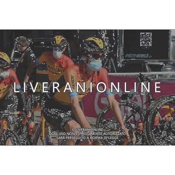 14-10-2020 Giro D\'italia; Tappa 11 Porto Sant Elpidio - Rimini; 2020, Bahrain - Mclaren; Bilbao, Peio; Porto Sant Elpidio; ©SIROTTI / AGENZIA ALDO LIVERANI SAS