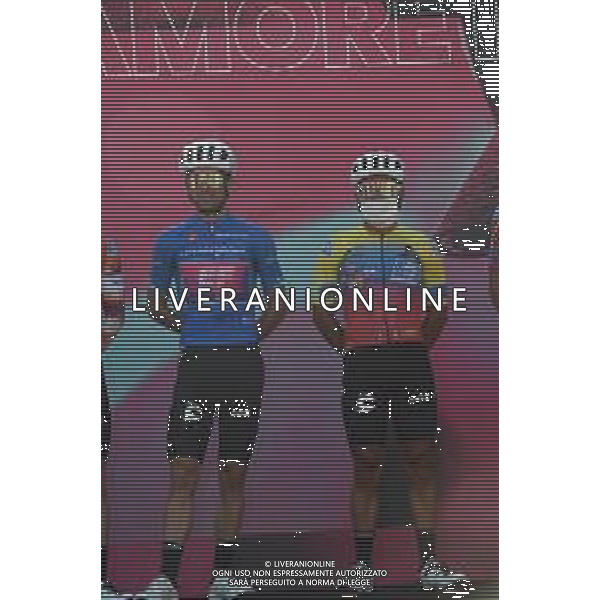 14-10-2020 Giro D\'italia; Tappa 11 Porto Sant Elpidio - Rimini; 2020, Ef; Guerreiro, Ruben; Caicedo, Jhonatan; Porto Sant Elpidio; ©SIROTTI / AGENZIA ALDO LIVERANI SAS