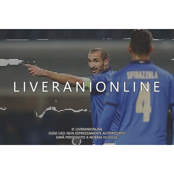 BERGAMO - UEFA Nations League gruppo A - ITALIA VS OLANDA paesi Bassi 14/10/2020 - nella foto: Chiellini Giorgio(Italia) ©Claudio Zamagni/Agenzia Aldo Liverani s.a.s. Chiellini Giorgio(Italia) during UEFA Nations League - group A between Italy and Netherlands at Gewiss Stadium on October 13 2020 in Bergamo Italy photo credit by Claudio Zamagni/Aldo Liverani Photo Agency/ AGENZIA ALDO LIVERANI SAS