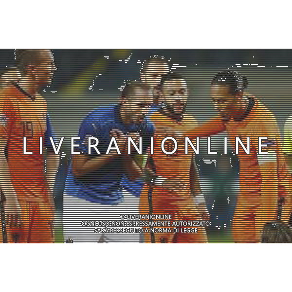 BERGAMO - UEFA Nations League gruppo A - ITALIA VS OLANDA paesi Bassi 14/10/2020 - nella foto: Chiellini Giorgio(Italia) ©Claudio Zamagni/Agenzia Aldo Liverani s.a.s. Chiellini Giorgio(Italia) during UEFA Nations League - group A between Italy and Netherlands at Gewiss Stadium on October 13 2020 in Bergamo Italy photo credit by Claudio Zamagni/Aldo Liverani Photo Agency/ AGENZIA ALDO LIVERANI SAS
