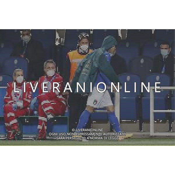 BERGAMO - UEFA Nations League gruppo A - ITALIA VS OLANDA paesi Bassi 14/10/2020 - nella foto: delusione Chiesa Federico(Italia) dopo la sostituzione ©Claudio Zamagni/Agenzia Aldo Liverani s.a.s. during UEFA Nations League - group A between Italy and Netherlands at Gewiss Stadium on October 13 2020 in Bergamo Italy photo credit by Claudio Zamagni/Aldo Liverani Photo Agency/ AGENZIA ALDO LIVERANI SAS