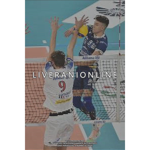 Francesco Recine (Ravenna) Allianz Milano vs Consar Ravenna Regular Season SuperLega Credem Banca - 5° giornata Milano 14-10-2020 Allianz Cloud - Palalido foto Roberto Garavaglia - agenzia Aldo Liverani sas/ AGENZIA ALDO LIVERANI SAS