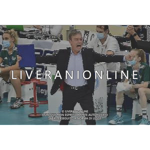 Marco Bonitta allenatore Ravenna Allianz Milano vs Consar Ravenna Regular Season SuperLega Credem Banca - 5¬∞ giornata Milano 14-10-2020 Allianz Cloud - Palalido foto Roberto Garavaglia - agenzia Aldo Liverani sas/ AGENZIA ALDO LIVERANI SAS