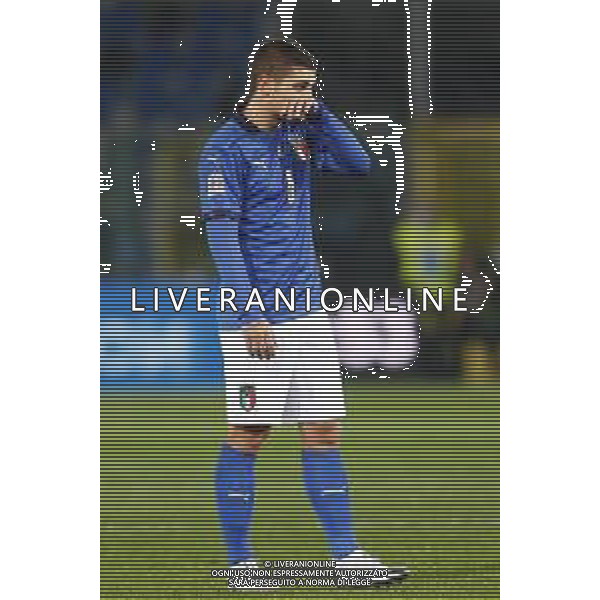 BERGAMO - UEFA Nations League gruppo A - ITALIA VS OLANDA paesi Bassi 14/10/2020 - nella foto: Verratti Marco (Italia) ©Claudio Zamagni/Agenzia Aldo Liverani s.a.s. during UEFA Nations League - group A between Italy and Netherlands at Gewiss Stadium on October 13 2020 in Bergamo Italy photo credit by Claudio Zamagni/Aldo Liverani Photo Agency/ AGENZIA ALDO LIVERANI SAS