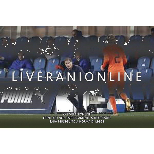 BERGAMO - UEFA Nations League gruppo A - ITALIA VS OLANDA paesi Bassi 14/10/2020 - nella foto: Mister Frank de Boer(Olanda - Paesi Bassi - Netherlands) ©Claudio Zamagni/Agenzia Aldo Liverani s.a.s. Mister Frank de Boer(Olanda - Paesi Bassi - Netherlands) during UEFA Nations League - group A between Italy and Netherlands at Gewiss Stadium on October 13 2020 in Bergamo Italy photo credit by Claudio Zamagni/Aldo Liverani Photo Agency/ AGENZIA ALDO LIVERANI SAS