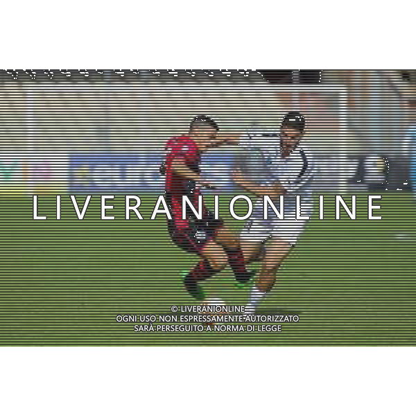 Foggia vs Bisceglie - Campionato di Calcio Serie C - Lega Pro 2020/2021, 14 ottobre 2020 Foggia, Italia Nella foto: Gaetano Vitale (Calcio Foggia) Giuseppe Maimone (AS Bisceglie) @LM/Emmanuele Mastrodonato AG ALDO LIVERANI SAS
