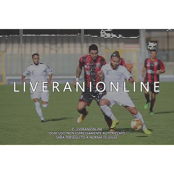 Foggia vs Bisceglie - Campionato di Calcio Serie C - Lega Pro 2020/2021, 14 ottobre 2020 Foggia, Italia Nella foto: Simone Dell\'Agnello (Calcio Foggia) Andrea Cittadino (AS Bisceglie) @LM/Emmanuele Mastrodonato AG ALDO LIVERANI SAS