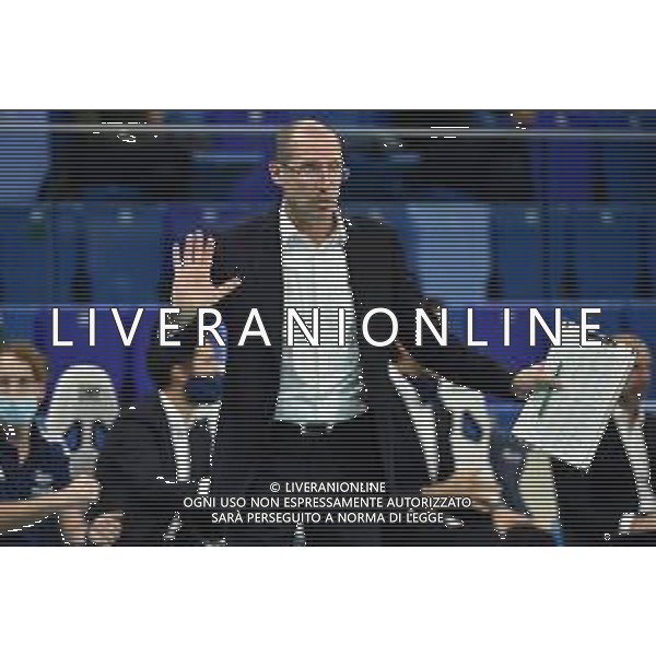 Roberto Piazza allenatore Milano Allianz Milano vs Consar Ravenna Regular Season SuperLega Credem Banca - 5° giornata Milano 14-10-2020 Allianz Cloud - Palalido foto Roberto Garavaglia - agenzia Aldo Liverani sas