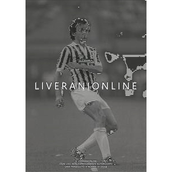 26-06-1983 MILANO MUNDIALITO PER CLUB MILAN JUVENTUS 2-2 NELLA FOTO MICHEL PLATINI AG ALDO LIVERANI SAS