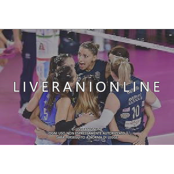Savino Del Bene Scandicci vs VBC E‚Äôpiu Casalmaggiore - Campionato di Volley Serie A1 Femminile 2020/2021, 14 ottobre 2020 Scandicci, Italia Nella foto: Esultanza Vbc √àpiu Casalmaggiore @LM/Lisa Guglielmi/ AGENZIA ALDO LIVERANI SAS