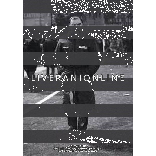 07-12-1983 MILANO COPPA RITORNO UEFA OTTAVI DI FINALE INTER -AUSTRIA VIENNA 1-1 NELLA FOTO ALLENATORE HALAMA AUSTRIA VIENNA AG ALDO LIVERANI SAS